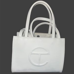 White Small Telfar Bag